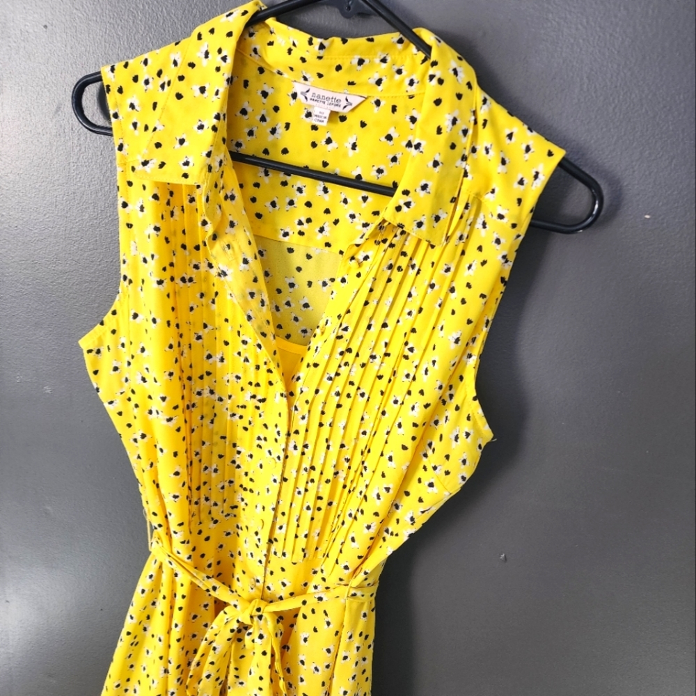 Nanette Nanette Lepore Pleated Shirtdress size 10